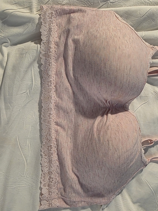 Victoria's Secret Other - Pink By Victoria's Secret Light Pink Lace-Trim Bralette